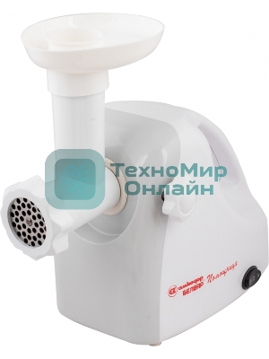 Мясорубка электрическая Белвар КЭМ-П2У-305-02 белый, 1800 Вт, 0.4 кг/мин, реверс, насадки - 9