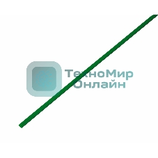 Термоусадочная трубка Rexant 2,5/1,25 мм, зеленая, упаковка 50 шт. по 1 м