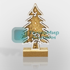 Деревянная фигурка с подсветкой 