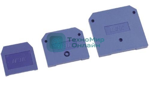 Заглушка для ЗНИ-4-6кв.мм (JXB35-50А) син. IEK YZN10D-ZGL-006-K07