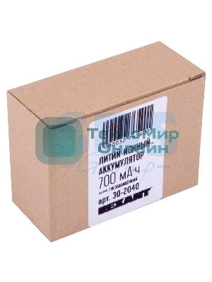 Аккумулятор Rexant Li-ion 16340 unprotected 700 mAh 3.7 В