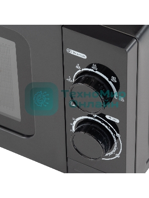 Микроволновая печь Hyundai HYM-M2065 черный 20 л, 700 Вт, поворотный механизм