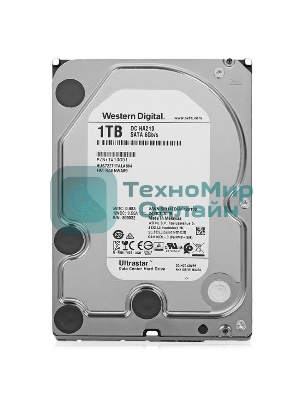 Жесткий диск Western Digital 1TB Ultrastar 7K2 (HUS722T1TALA604) Serial ATA III, 7200 rpm, 128Mb buffer