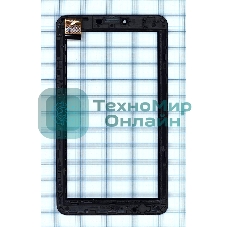 Сенсорное стекло (тачскрин) для Irbis TZone, черное c рамкой