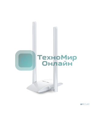 Сетевой адаптер WiFi Mercusys MW300UH USB 2.0 (ант.внеш.несъем.) 2ант.