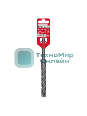 Бур по бетону Matrix, 16 x 160 мм, SDS PLUS c крестовой пластиной