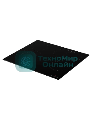 Варочная панель Kuppersberg ECS 624 Варочная панель Kuppersberg, электрическая, High-Tech, 60 см, пауза, таймер, блокировка панели управления, автоматическое отключение, 9 уровней мощности, прямые края, индикация остаточного тепла, сенсорное управление, черный