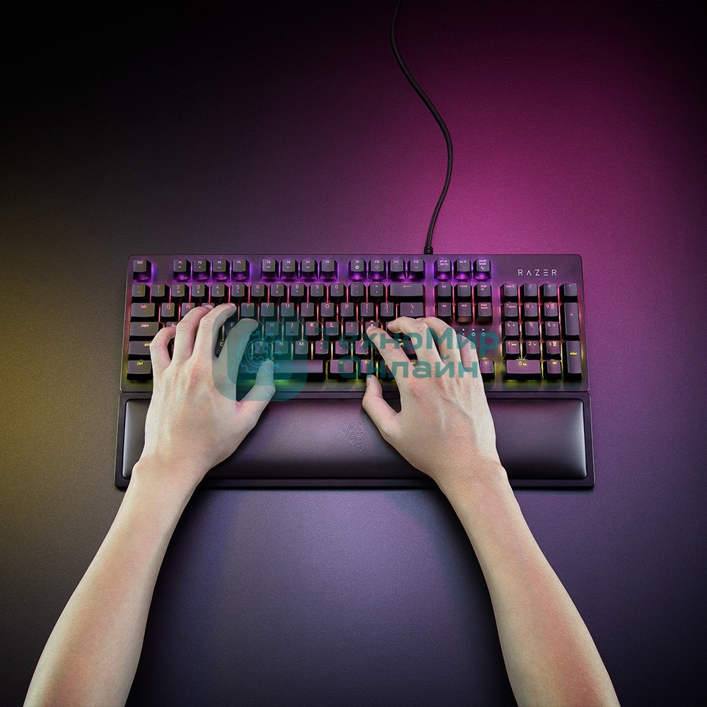 Подкладка для запястий Razer Ergonomic Wrist RestProForFull-sized Keyboards/ Razer Ergonomic Wrist RestProForFull-sized Keyboards