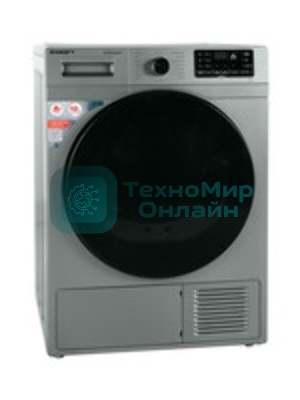Сушильная машина Kraft KF-DM1002HPG серый, 10 кг, сушка - тепловой насос, программ - 15, 60 x 84 x 62 см