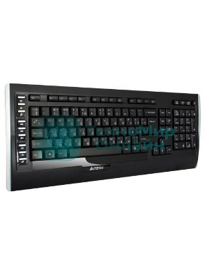 Комплект клавиатура+мышь A4TECH 9300F беспроводной, USB, 2000 DPI, чёрный
