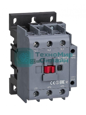Контактор КМ-102 3п/50А 1НО+1НЗ 230В AC SchE 22007DEK