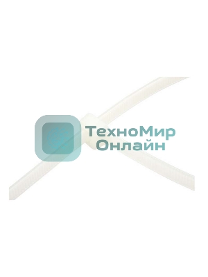 Хомут кабельный Rexant 4.8х350 нейл. белый (уп. 100 шт)