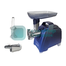 Мясорубка электрическая Аксион М61.04 темно-синий, 2000 Вт, 4.0 кг/мин, реверс, защита от перегрузки, насадки - 6