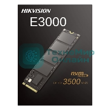Накопитель SSD Hikvision E3000, 256Gb, PCIe 3.0 x4, M.2 2280, NVMe, R/W 3230/1240