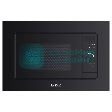 Встраиваемая микроволновая печь Evelux MW 253 B черный, 17 л, 700 Вт, поворотный механизм/сенсор