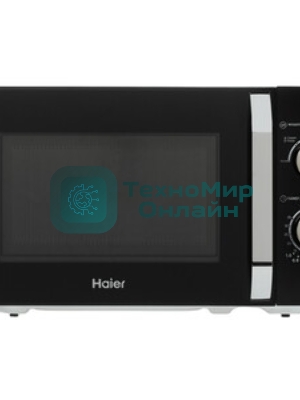 Микроволновая печь Haier HMB-MM208BA черный/серебристый, 20 л, 800 Вт, переключатели - поворотный механизм