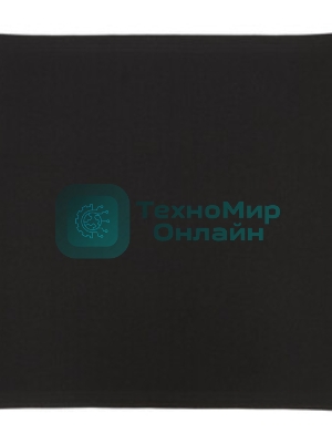 Коврик для мышки Raskat черный S (350x300, резина/ткань, прошитый край)