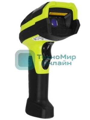 Сканер штрих-кода ручной Zebra DS3608 (DS3608-ER3U4602ZVW) 2D Imager (дальнобойный), проводной, USB, RS-232 (COM порт, Serial), зеленый/черный