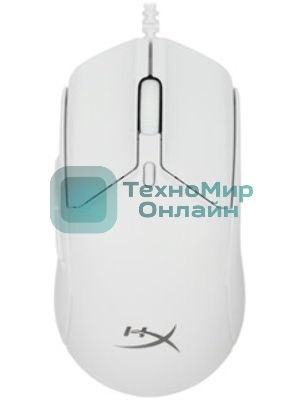 Мышь проводная HyperX Pulsefire Haste 2 белый, 26000 dpi, USB, кнопки - 6