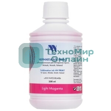 Чернила NVPrint сублимационные NV-INK250LMSb для аппаратов Epson, Mimaki, Mutoh, Roland (250мл) Light Magenta