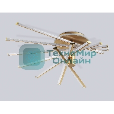 Потолочный светодиодный светильник Ambrella light FL6244 GD золото 125W 3000K-6400K+RGB 900*750*230 (ПДУ ИК)