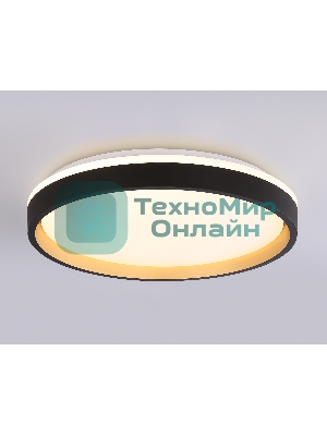Светодиодный светильник RGB Ambrella light FZ610 BK/GD черный/золото IP20 66W 3000K-6500K+RGB D490*85 (ПДУ ИК)