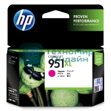 Картридж струйный HP №951XL CN047AE пурпурный для HP OJ Pro 8100/8600 (1500 стр.)
