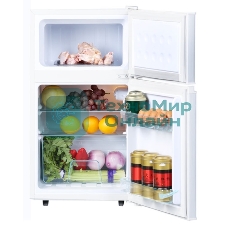 Холодильник Tesler RCT-100 WHITE, 2-х камерный, морозилка сверху, упр. механическое, капельная система,45.5х54х83.2