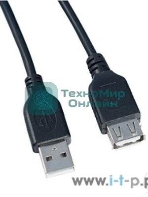 Кабель PERFEO USB2.0 A вилка - А розетка, 0,5 м. (U4501)