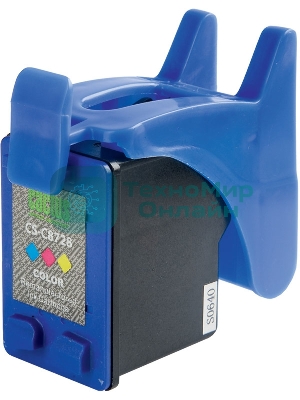 Картридж струйный Cactus CS-C8728 №28 многоцветный (18 мл) для HP DeskJet 3320, 3420, 3520, 3535, 3550, 3645, 3650, 3740, 3840, 5150, Fax 1240, OfficeJet 4105, 4110, 4211, 4251, 5500, 5510, PSC 1110, 1200, 1210, 1310, 1340, 1350