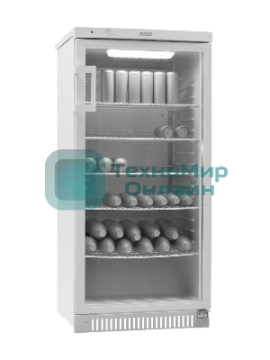 Холодильник-витрина Pozis Свияга 513-6 серебристый однокамерный 250л, капельная система