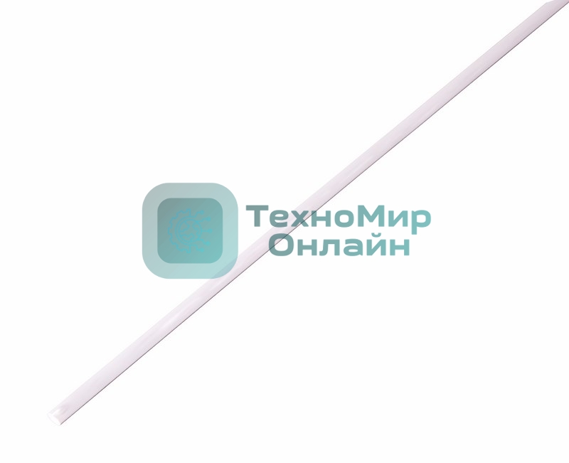 Термоусадочная трубка Rexant 2,5/1,25 мм, белая, упак. 50 шт. по 1 м