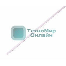 Термоусадочная трубка Rexant 2,5/1,25 мм, белая, упак. 50 шт. по 1 м