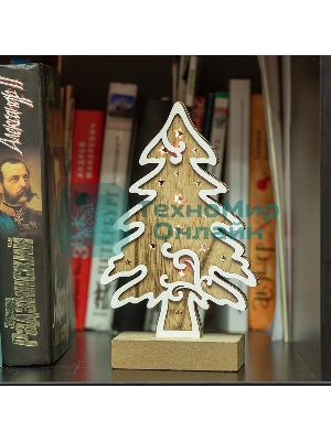 Деревянная фигурка с подсветкой 