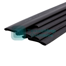 Трубка термоусаживаемая двухстенная клеевая Rexant 25.4/12.7мм (уп.5шт) по 1м черный