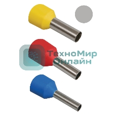 Наконечник-гильза изол. Е4009 (уп. 100 шт) IEK UGN10-004-04-09