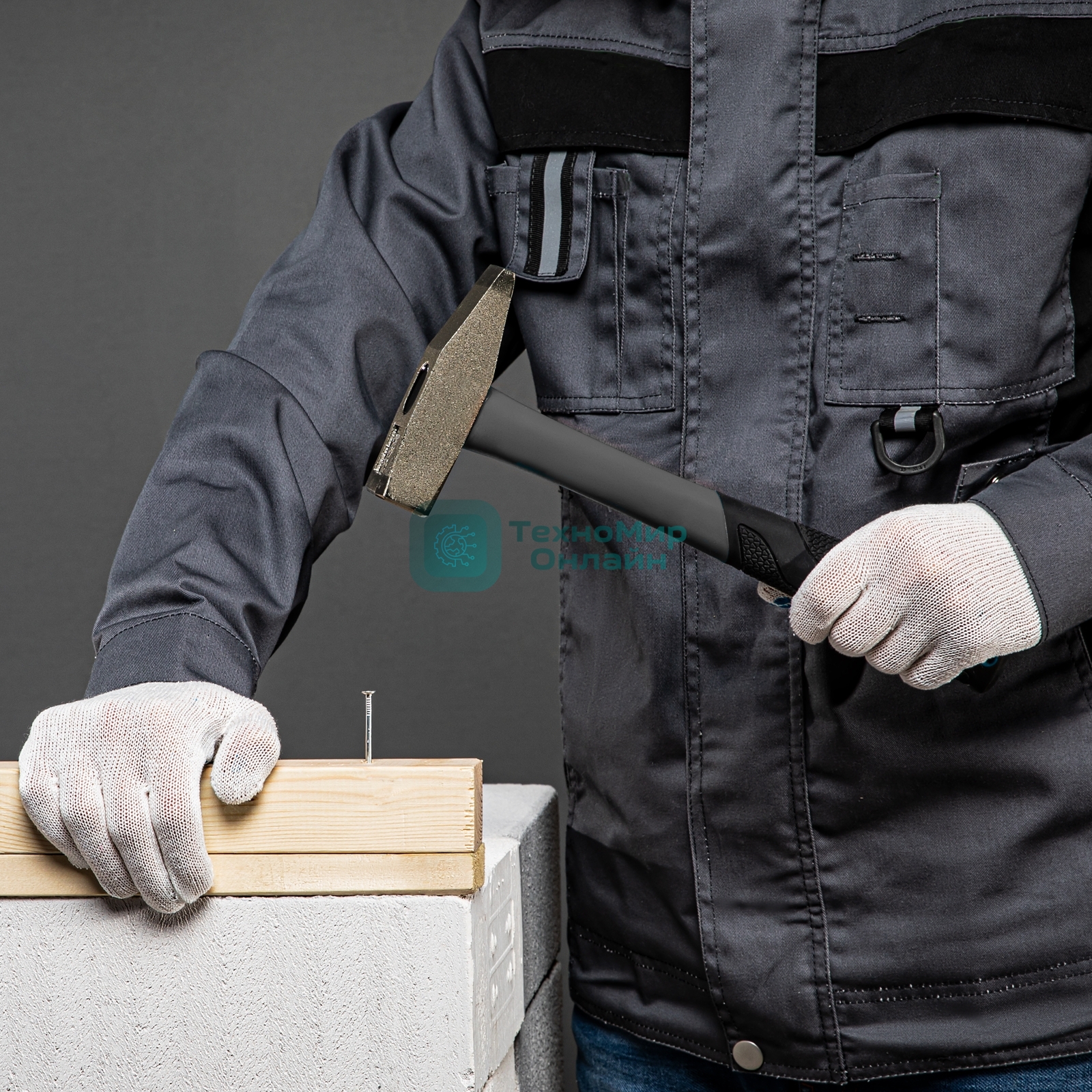 Перчатки трикотажные, с ПВХ точкой, 10 класс Россия