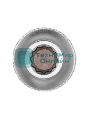 Головка торцевая Stels 10 мм, 12-гранная, CrV,под квадрат 1/2