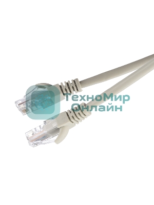 Кабель GOPOWER PATCH RJ-45(M)-RJ-45(M) 00-00029035 2M GREY