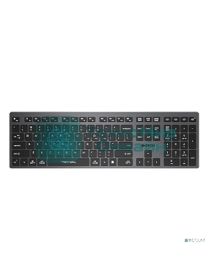Клавиатура беспроводная A4Tech Fstyler FBX50C, USB, Bluetooth/Радиоканал, серый