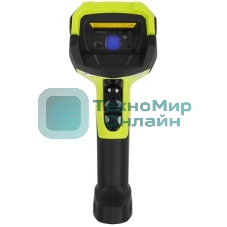 Сканер штрих-кода ручной Zebra DS3608 (DS3608-ER3U4602ZVW) 2D Imager (дальнобойный), проводной, USB, RS-232 (COM порт, Serial), зеленый/черный