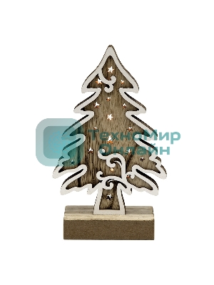 Деревянная фигурка с подсветкой 