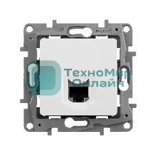Розетка компьютерная ETIKA RJ45 кат.5 UTP, белый