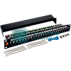 Патч-панель Lanmaster LAN-PPL24S5E 19