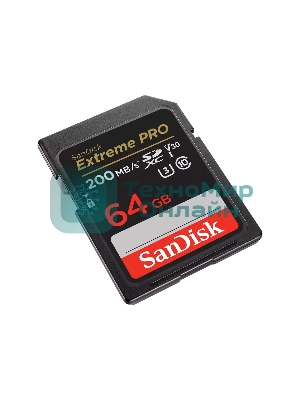 Флеш карта SanDisk Extreme PRO 64GB SDXC Memory Card 200MB/s