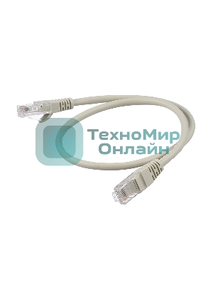 Кабель GOPOWER PATCH RJ-45(M)-RJ-45(M) 00-00029035 2M GREY