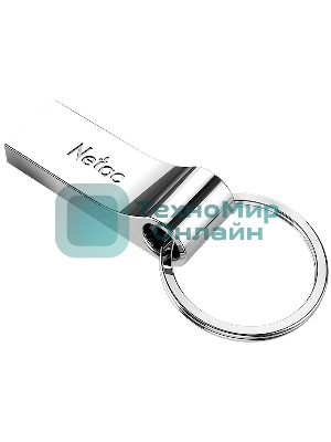 Флешка USB Netac U275 (NT03U275N-064G-20SL), 64Gb, USB 2.0, R/W 50/15, серебристый