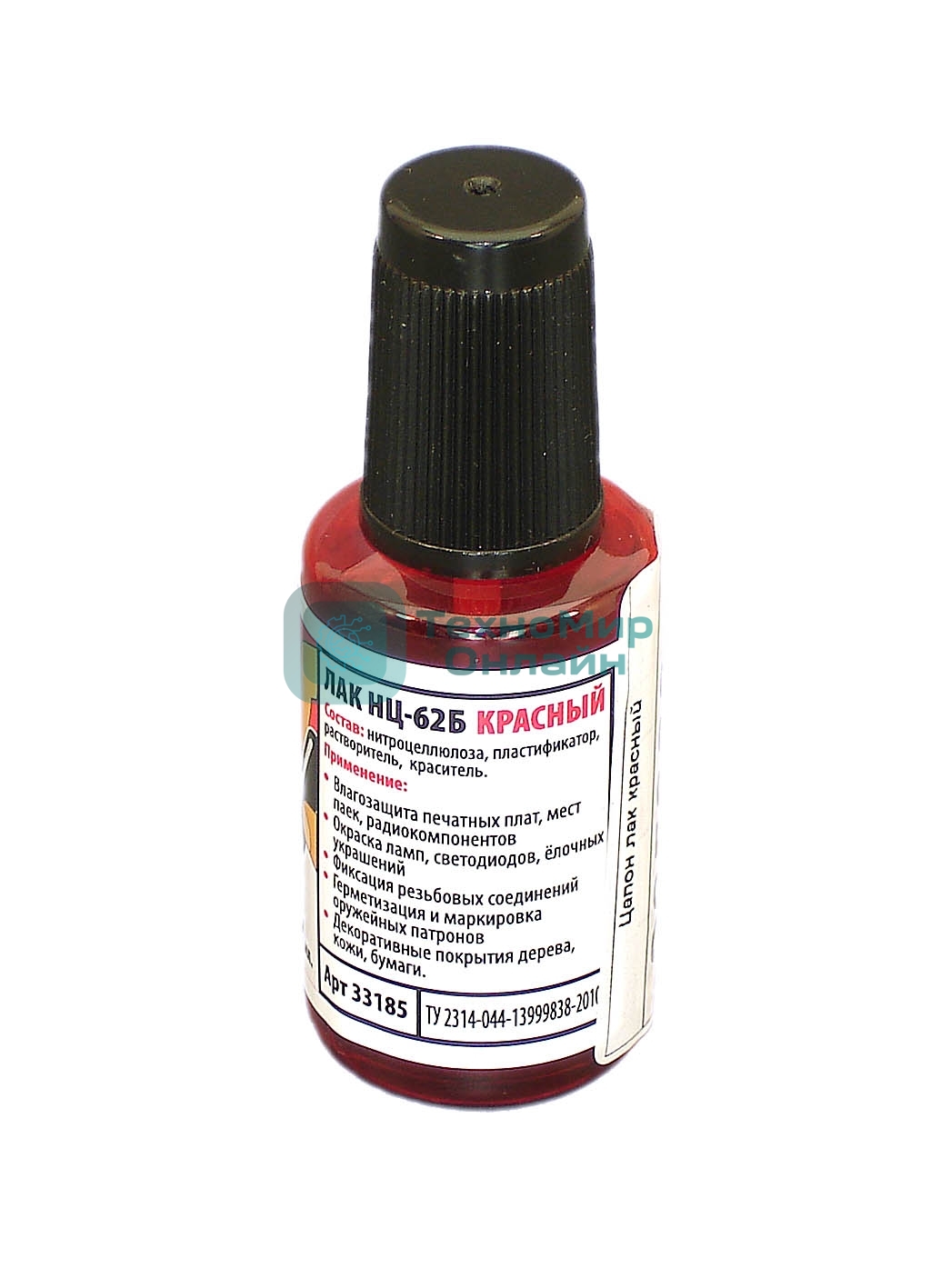 Цапон лак красный, флакон 22 мл