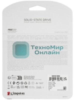 Накопитель SSD Kingston NV3, 1Tb, M.2 2280, NVMe, PCIe 4.0, R/W 6000/4000