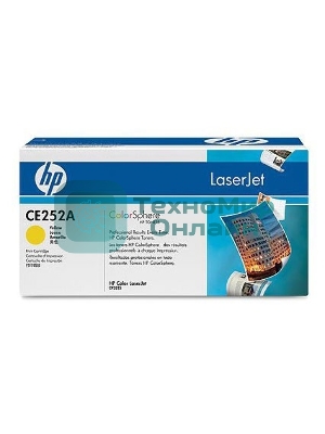 Картридж лазерный HP CE252A желтый для CLJ CM3530/CP3525 7000 стр.